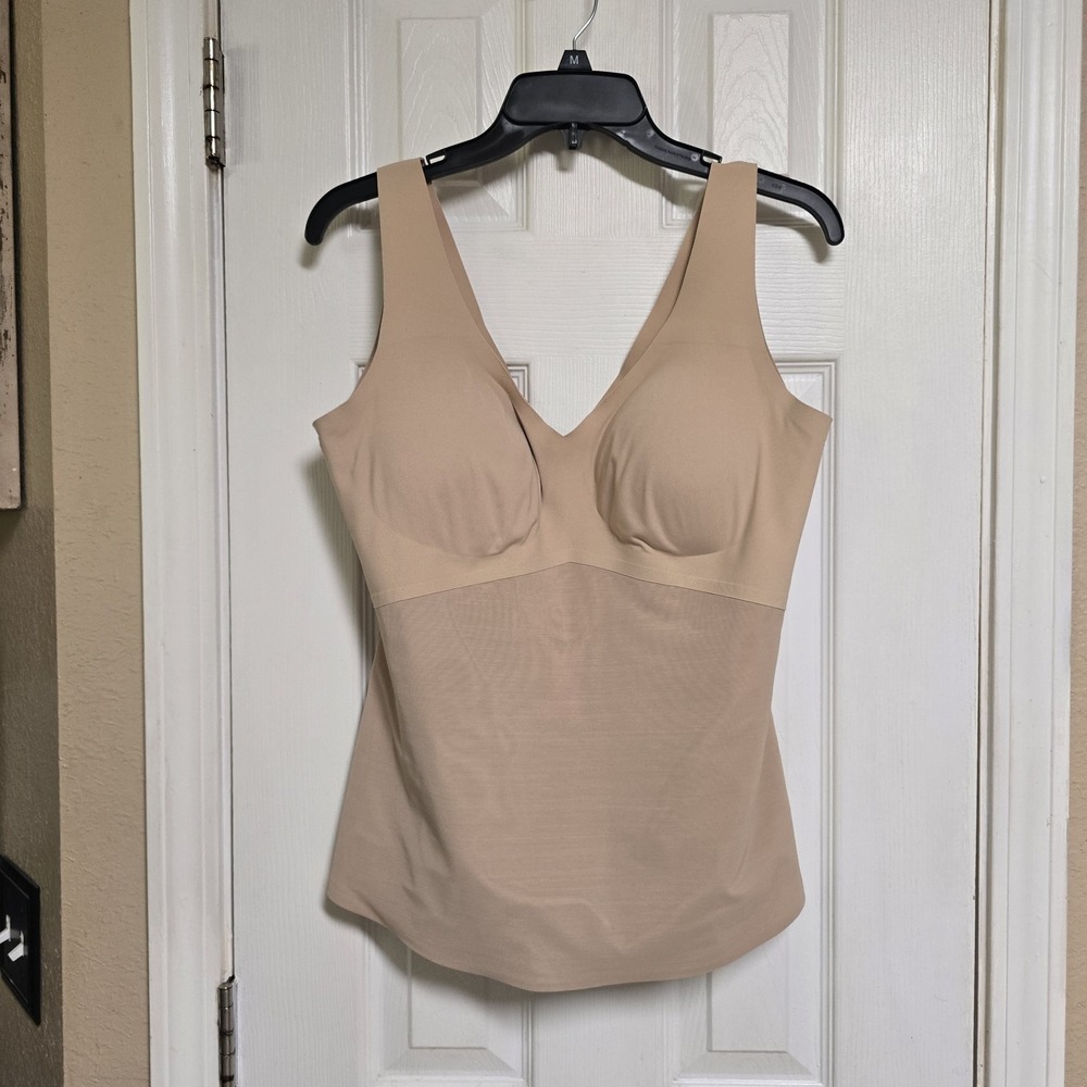 Honeylove Womens Liftwear Shapewear Tank Size 1X Beige Compression Slimming Bra